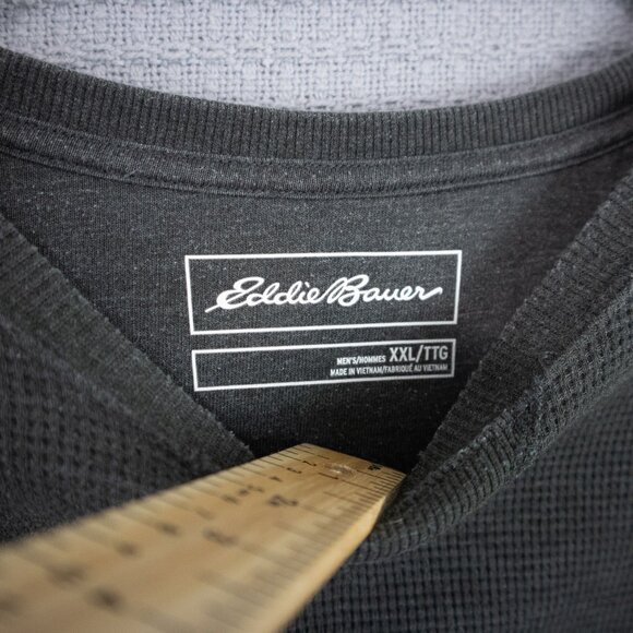 Eddie Bauer Gray Waffle Thermal Longsleeve - Picture 4 of 7